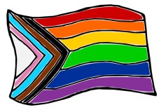 骄傲的旗帜插图