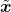 \波浪号{\ bm {x}}
