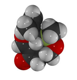 分子的空间填充图像