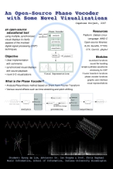 一个开源阶段声码器有一些新颖的可视化